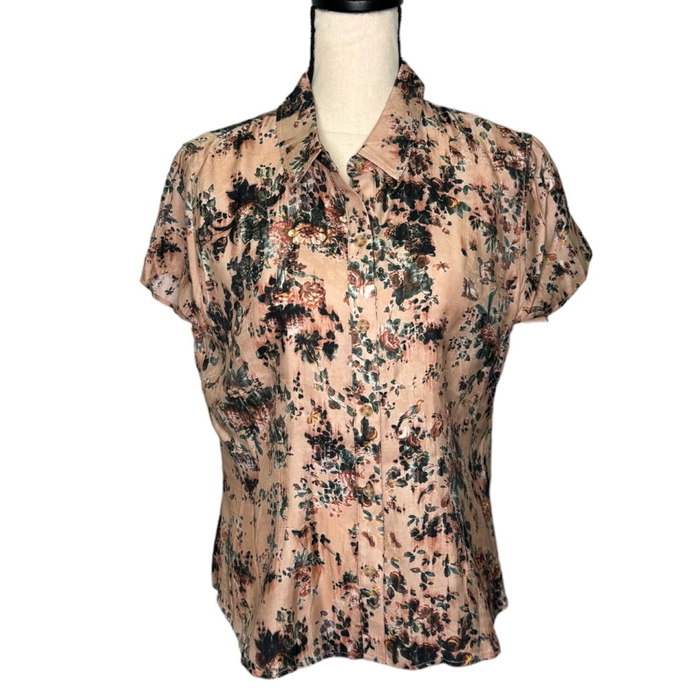 NEW Peruvian Connection Blush Rosewater Shirt